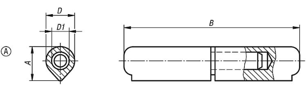 Weldable Hinges Form A drawing