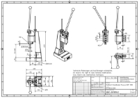 Toggle Press 60mm Stroke 12kN Capacity With T Slot