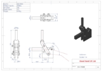 GH-75088 2500Kg steel heavy duty clamp