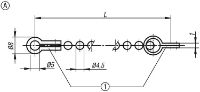 K1125 Ball Chain Form A Drawing