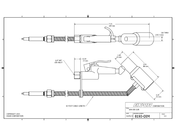 Gen 4 Ion Air Gun With Power Supply