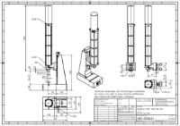 Pneumatic Press 17KN 120mm Stroke Dimension B 70-325mm