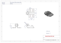 GH-40200-LP Stainless Steel Latch Plate To Suit GH-40200-SS