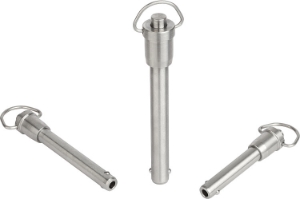 K0746 Ball Locking Pins with Grip Ring Hole 5mm, Good Hand UK