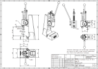 Rack & Pinion Press 2.0KN 55mm Stroke Dimension B 55-190mm