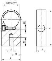 Tubular handles adjustable Bracket