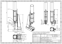 Pneumatic Press 8.5KN 120mm Stroke Dimension B 65-350mm