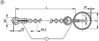 K1125 Ball Chain Form B Drawing