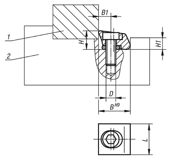 Chock Clamps Drawing