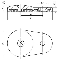 Extended Swivel foot plate