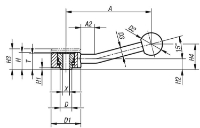 Angled Tension lever ex thread