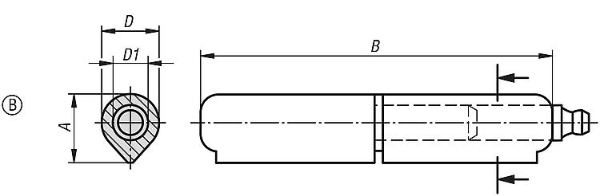 Weldable Hinges Form B drawing