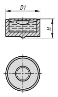 K1157 Bullseye Level Body Plastic Drawing