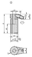 Hook Clamps with pad Drawing Form  B