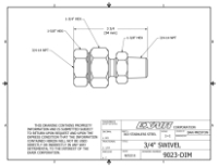 3/4" Swivel Fitting