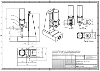 Pneumatic Press 4.5KN 40mm Stroke Dimension B 70-325mm