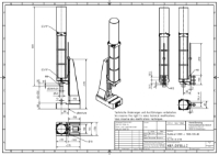 Pneumatic Press 13KN 120mm Stroke Dimension B 65-350mm