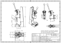 Toggle Press 2.0kN 30mm Stroke Dimension B 50-205mm