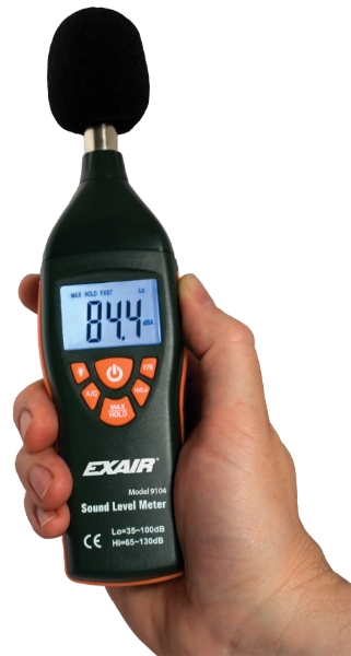 Exair digital sound level meter