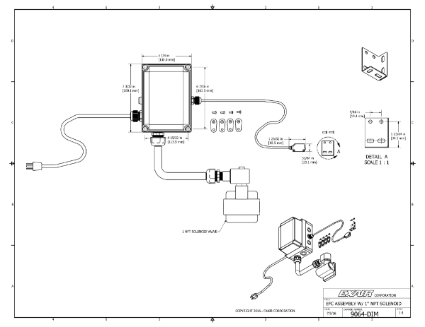 Electronic Air Control Flow Valve 350 SCFM