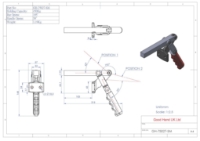 GH-75027-SM 450Kg drop handle toggle clamp